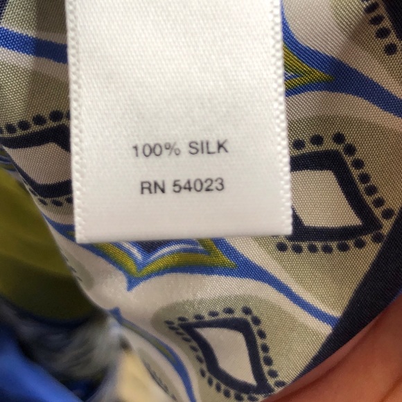 Banana Republic 100% Periwinkle Silk Dress - Small - Picture 9 of 9